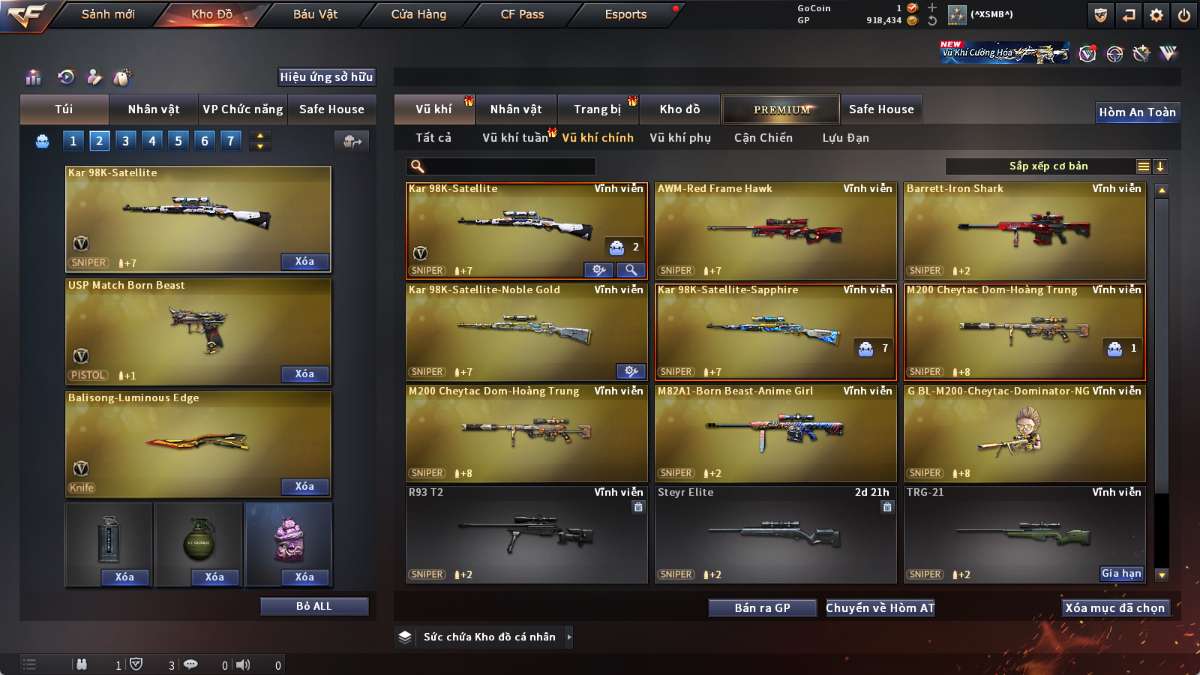 shop acc cf uy tin gia re